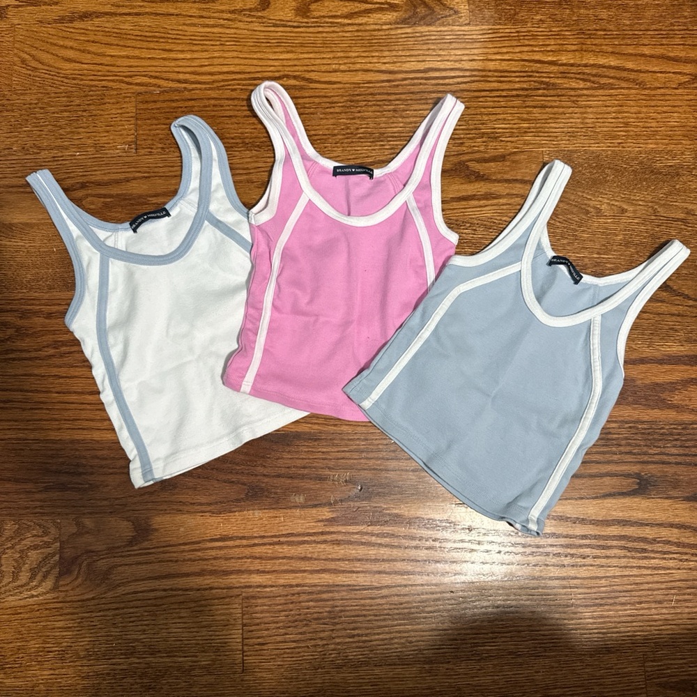 Brandy Melville Tank Top 3 piece Set